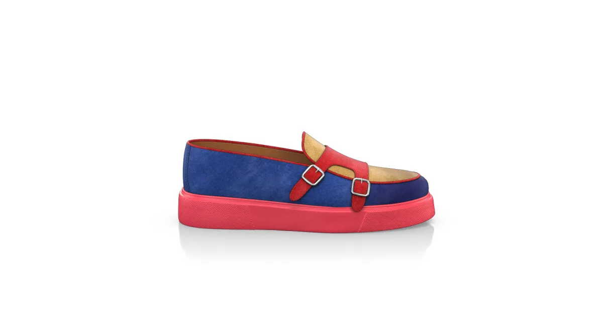 Flache Herren Sneakers 23646