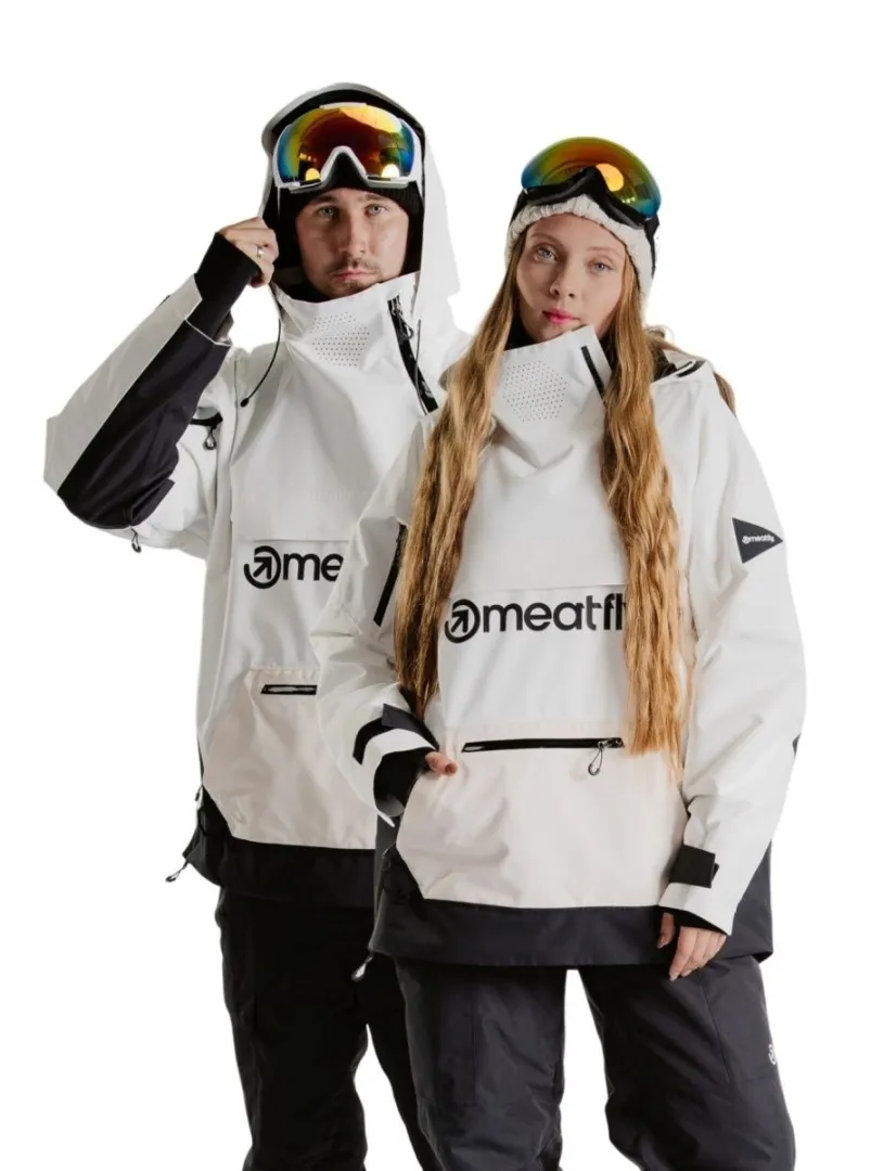 Unisex SNB & SKI Jacke Meatfly Maddie, Clouds White M